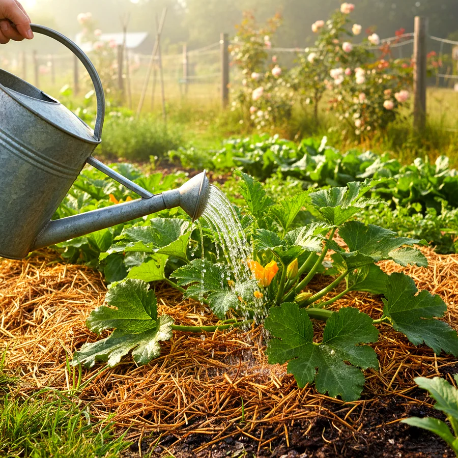 Techniques de semis pour haricots et courgettes