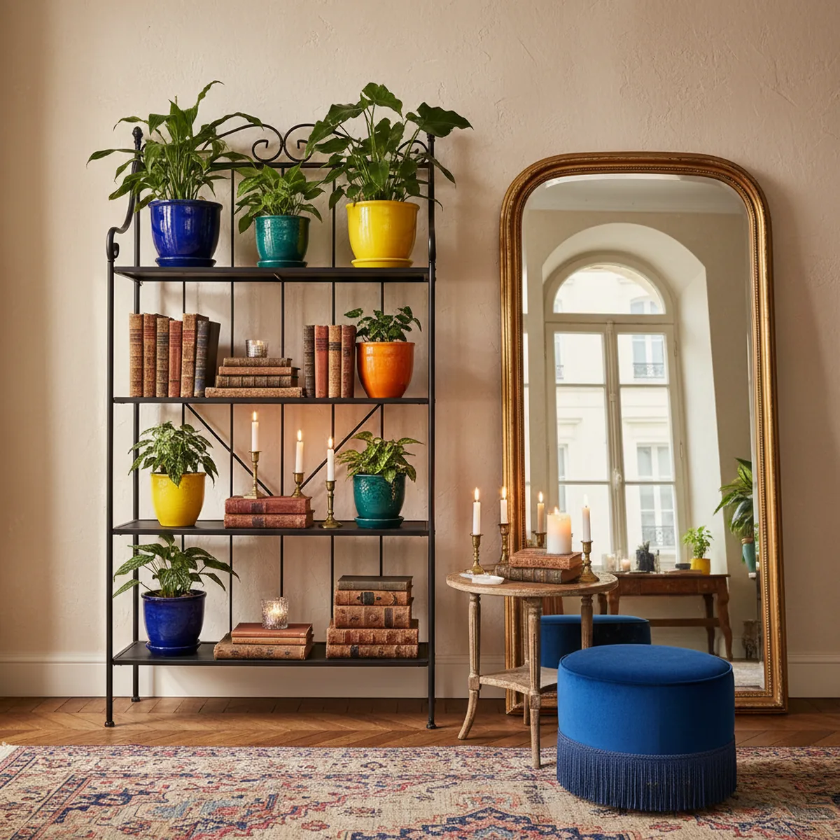 Décoration intérieure avec plantes pour coin ombragé du salon