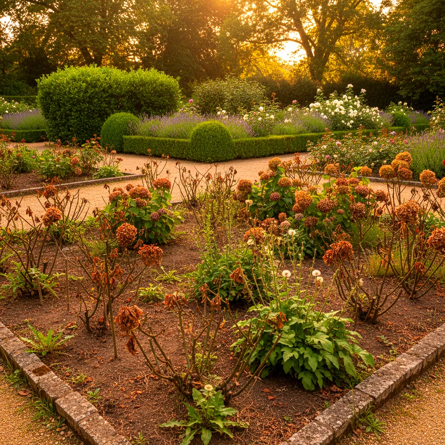Erreurs de jardinage à l'ombre : plantes fanées et sol sec