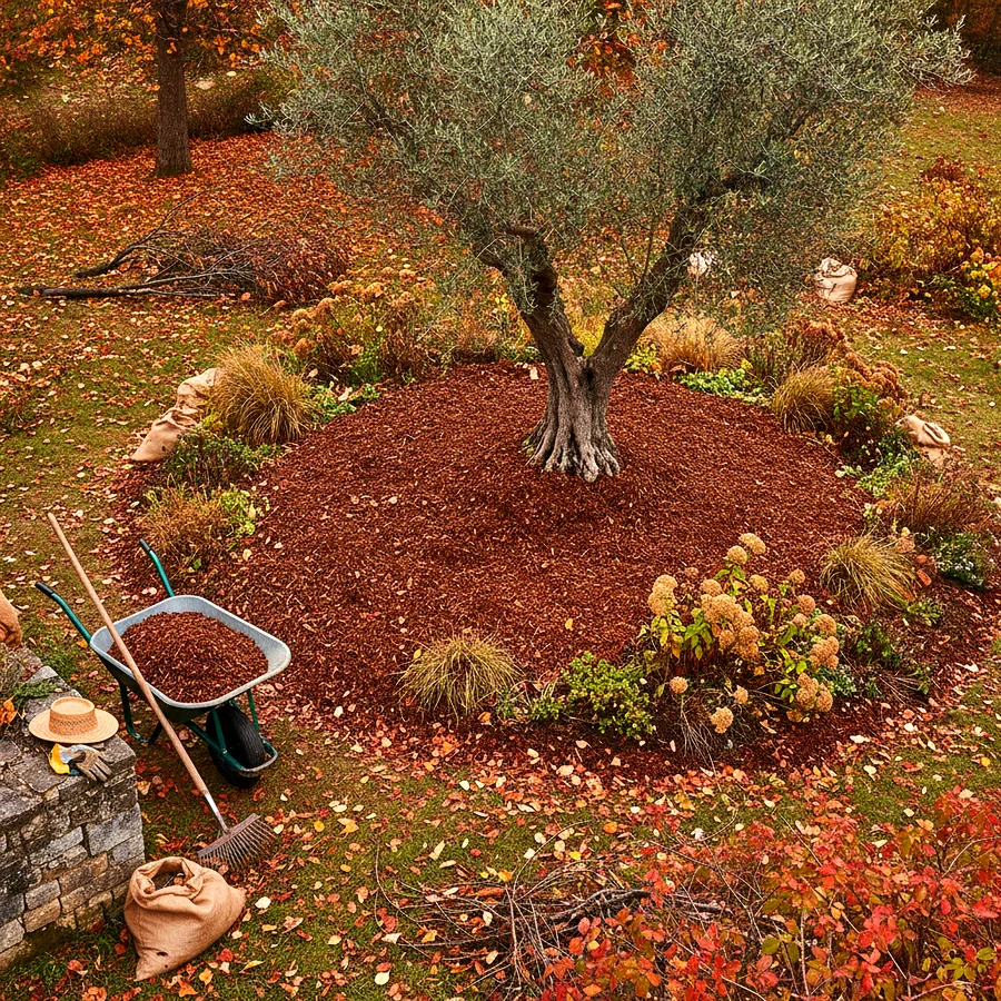 Comment planter un olivier dans un massif existant