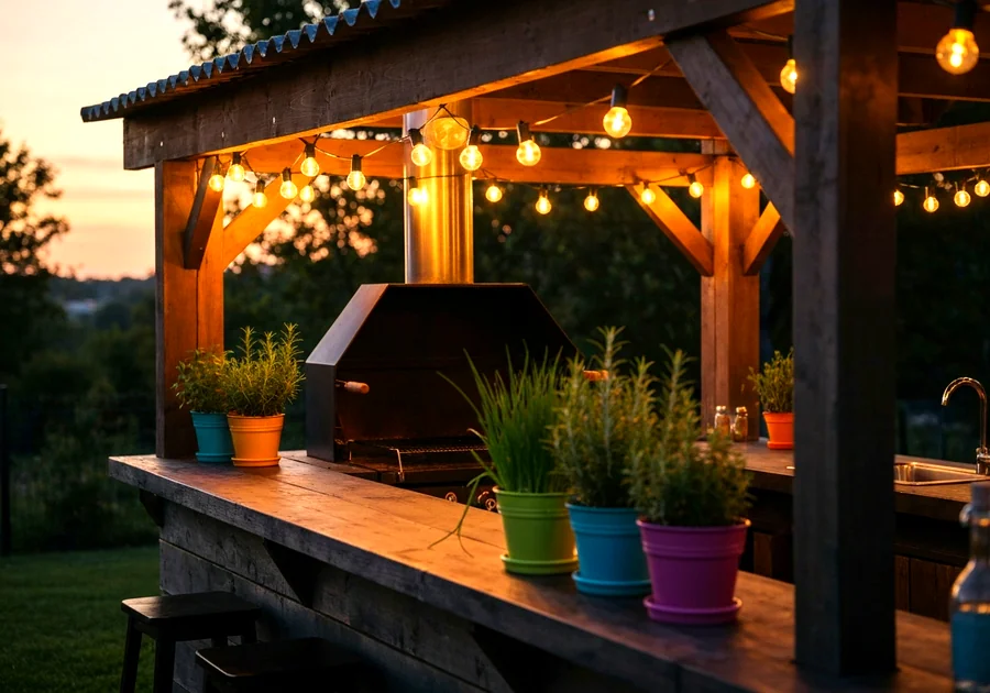 Les dimensions idéales pour un abri barbecue en terrasse