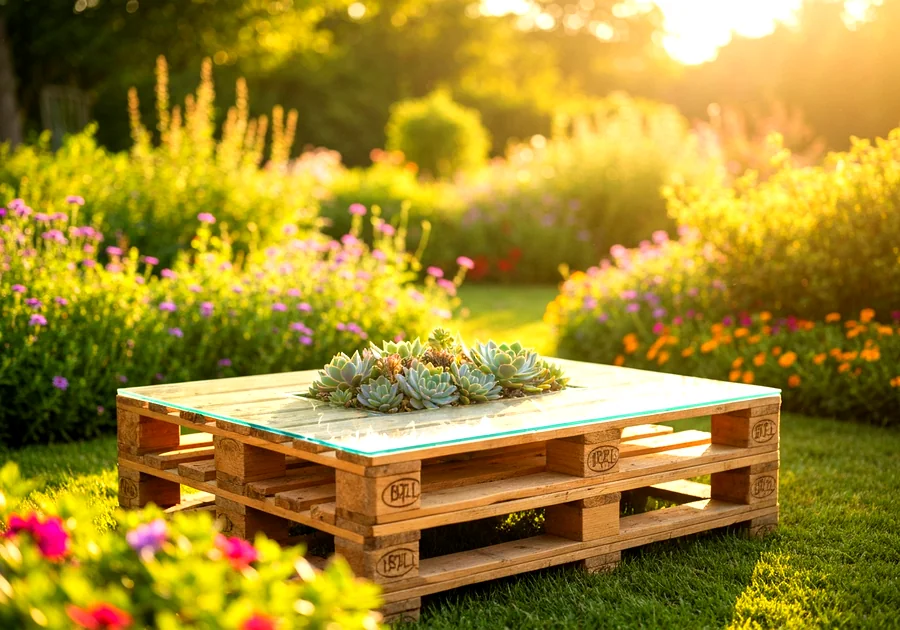 Créer un canapé de jardin modulable avec des palettes
