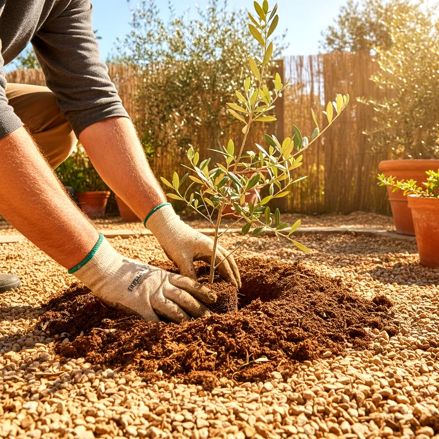 Choisir les bonnes plantes pour un massif avec olivier